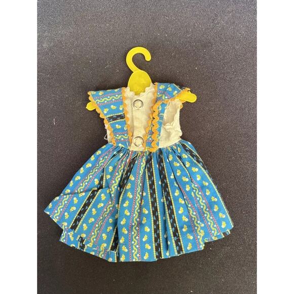 12” Vintage Shirley Temple Doll Tagged Western Dress RARE BLUE YOKE +Two Dresses - Picture 11 of 14